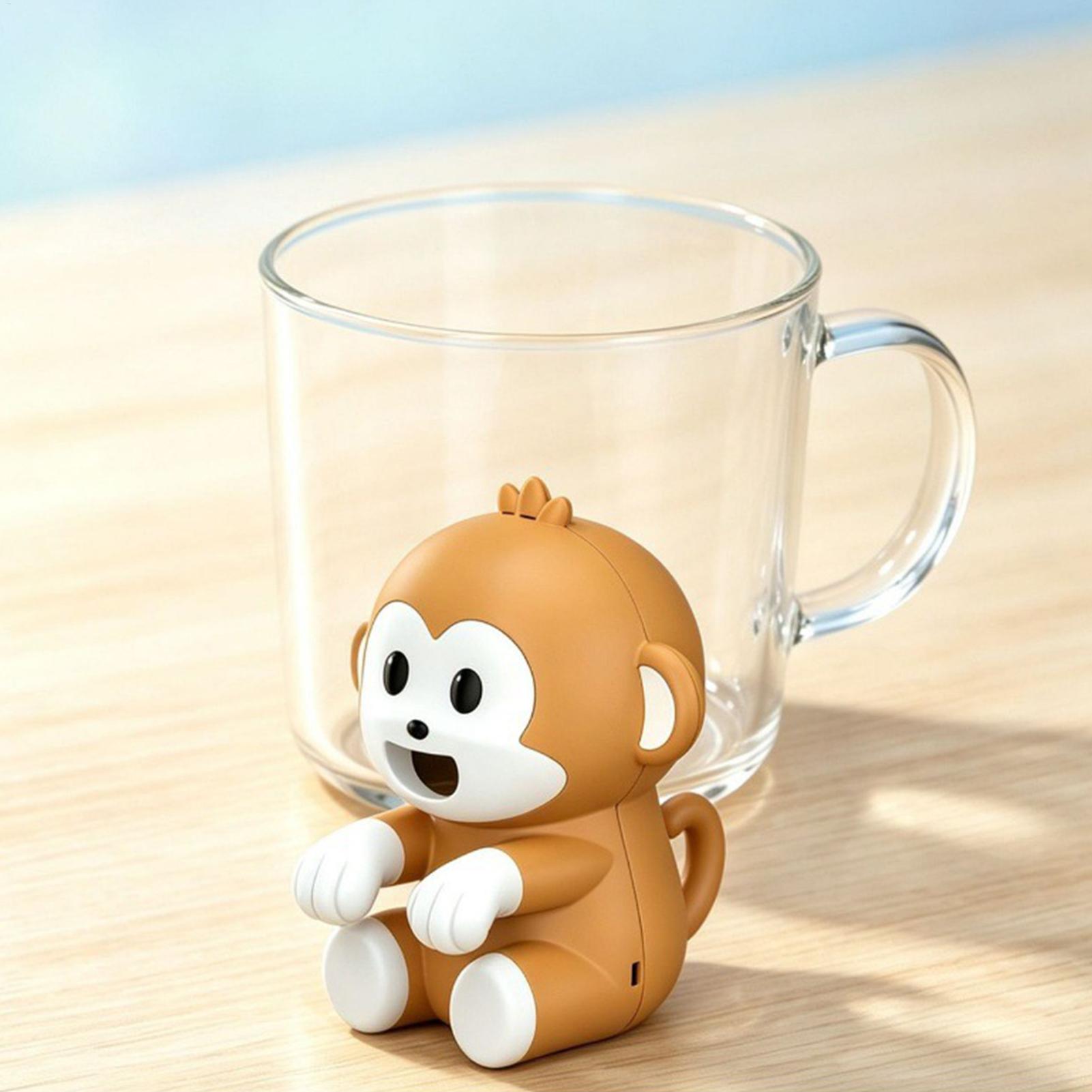 Good Coffee Tea - Mini ventilador con clip para taza,