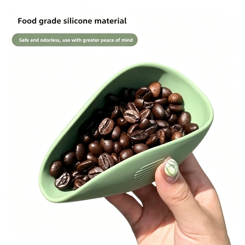 Coffee Tea Bean Leaf - Bandeja medidora de silicona multifuncional para