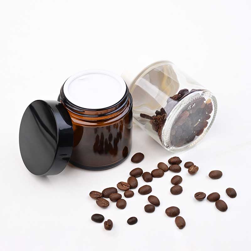 Coffee Tea Bean Leaf - Tarro de vidrio portátil para almacenamiento