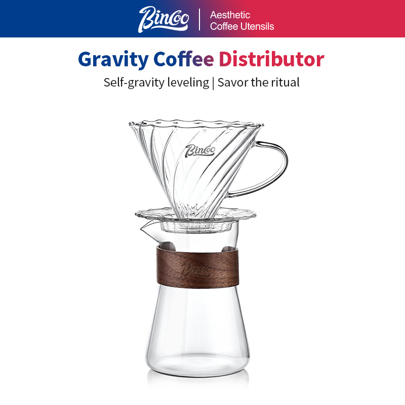 Pour Over Kettle - Bincoo-Juego de cafetera reutilizable, gotero de