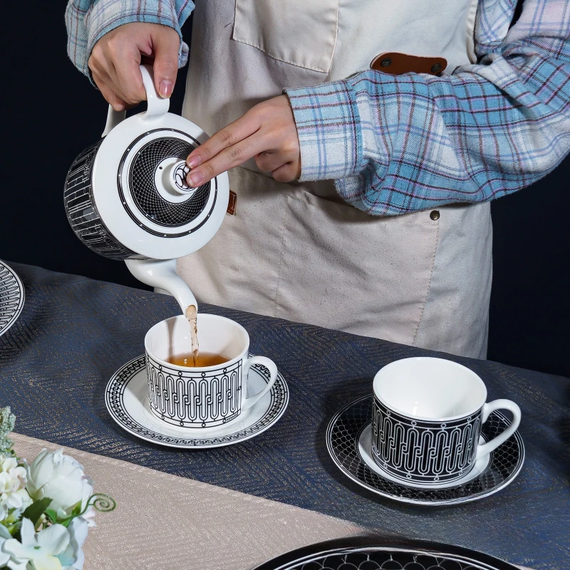 Coffee Tea And Sugar Set - Juego de Té de Estilo Europeo