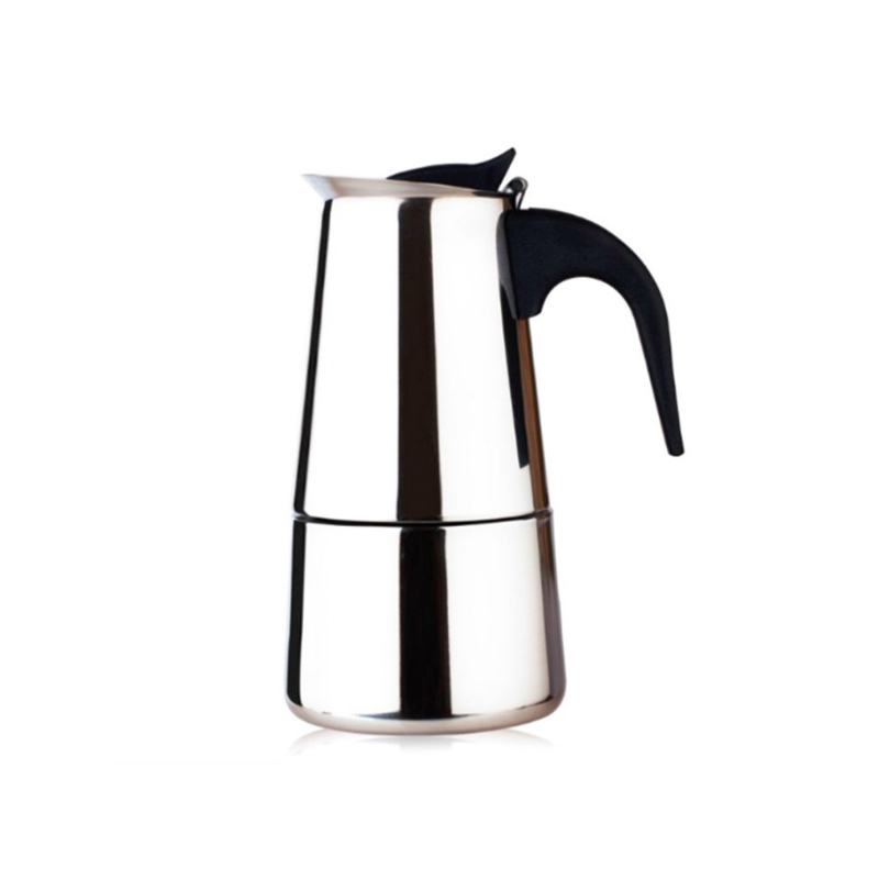 Coffee Tea Chocolate - Cafetera Espresso portátil de acero inoxidable