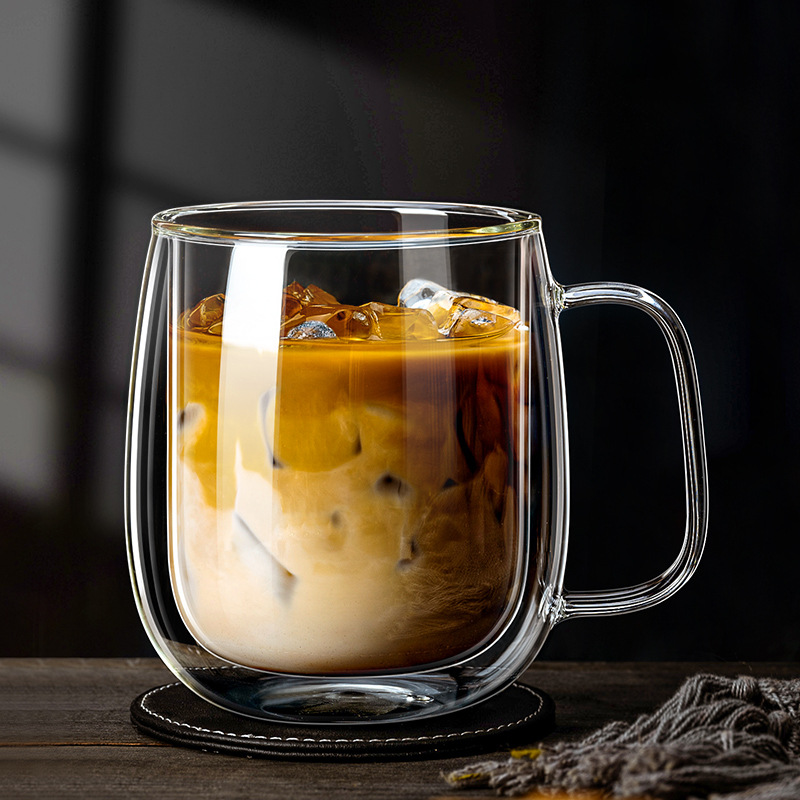 Lemon Tea Coffee - Taza de cristal de doble pared