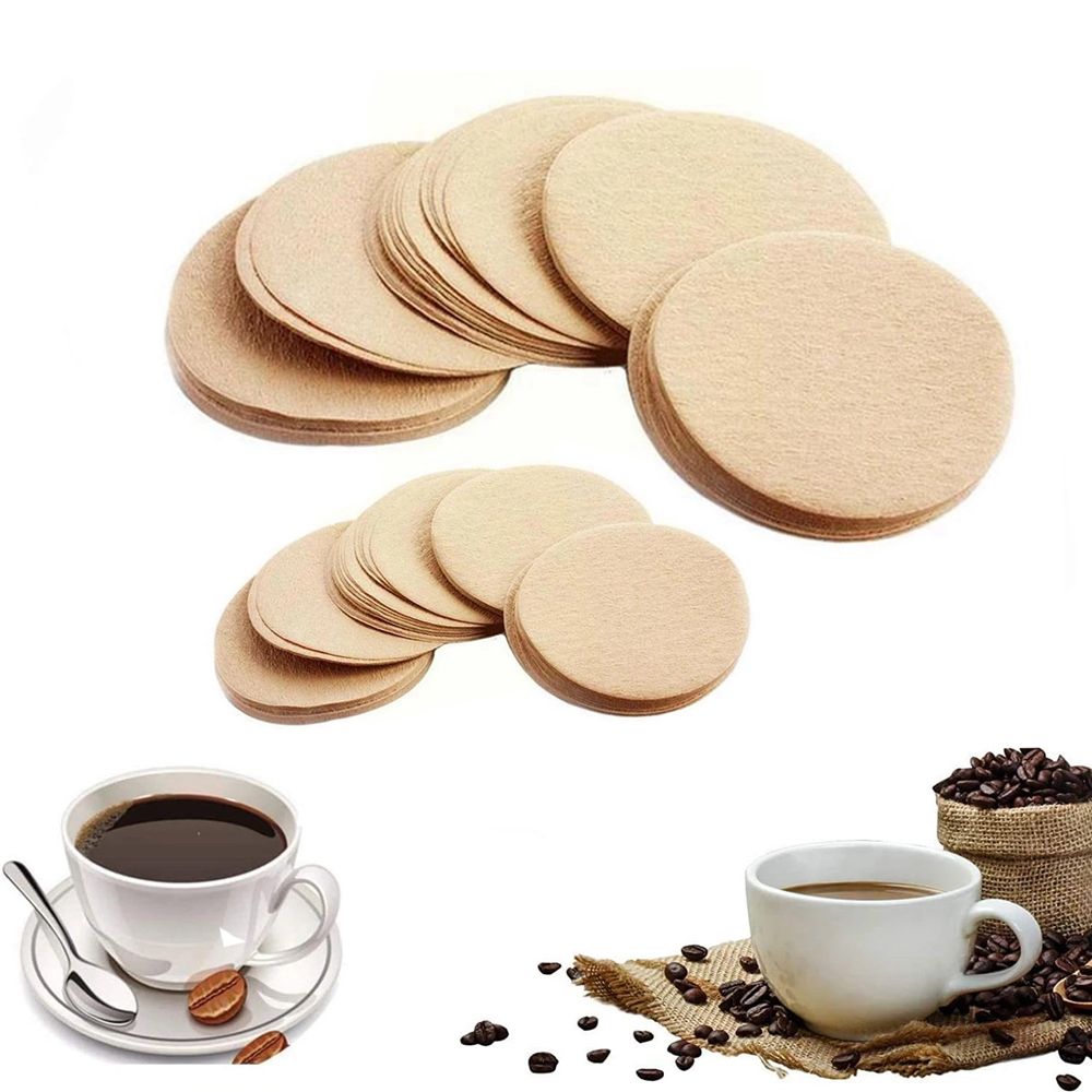 Coffee Tea Chocolate - Papel de filtro de café redondo,