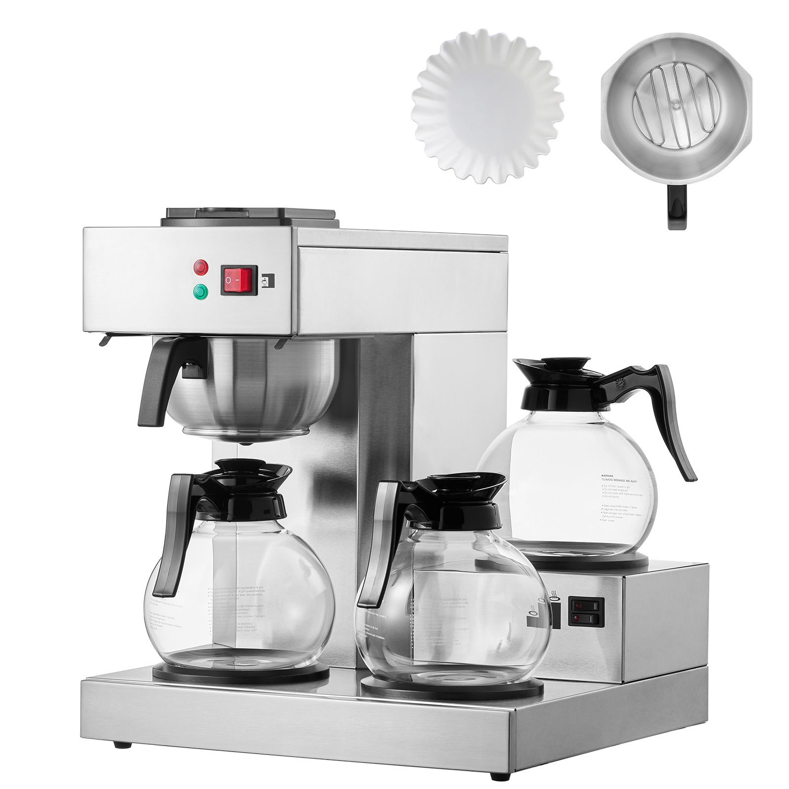 Coffee & Tea Difabis - Cafetera de goteo comercial de 12