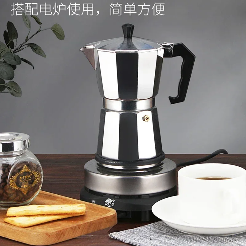 Coffee Tea Chocolate - Cafetera Moka de Aluminio Apta para