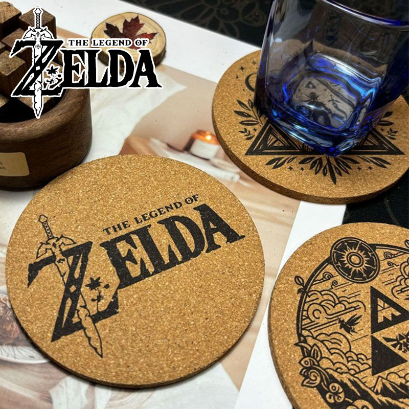 Good Coffee Tea - Posavasos Zelda de dibujos animados de