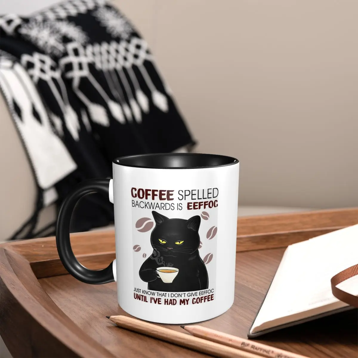 Good Coffee Tea - Taza de Cerámica con Diseño de