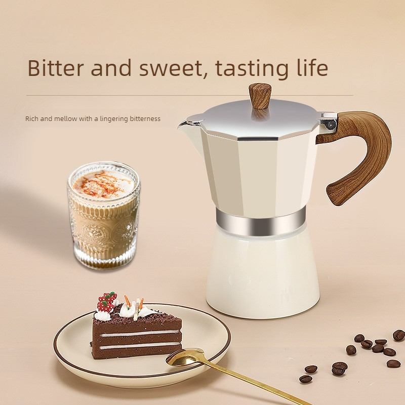 Coffee Tea Chocolate - Cafetera Moka de 150ml/300ml, Cafetera de
