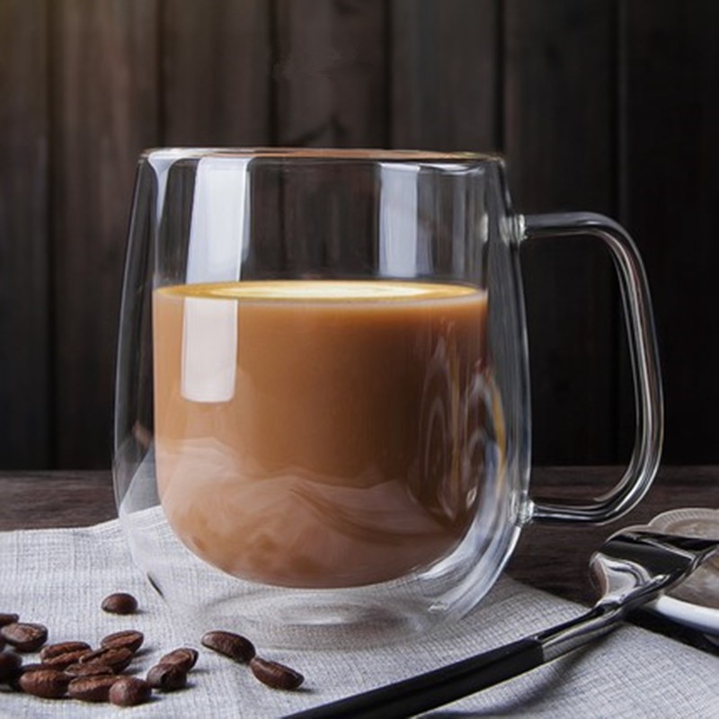Taza de vidrio de doble pared  - Lemon Tea Coffee reseña y precio