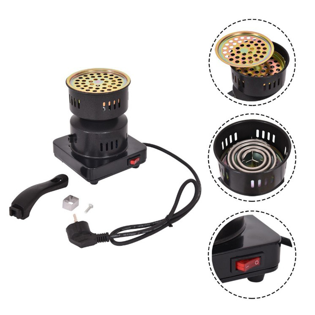 Calentador eléctrico de carbón - Coffee Tea Etc reseña y precio
