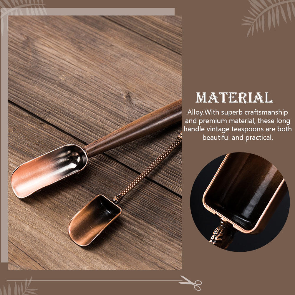 Cuchara de madera vintage de m - Coffee Tea And Sugar Set reseña y precio