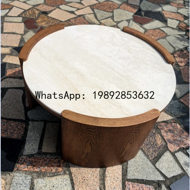 Mesa de centro de madera maciz - Coffee & Tea Difabis reseña y precio