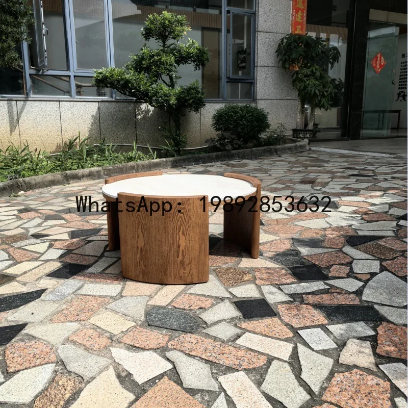 Mesa de centro de madera maciz - Coffee & Tea Difabis reseña y precio