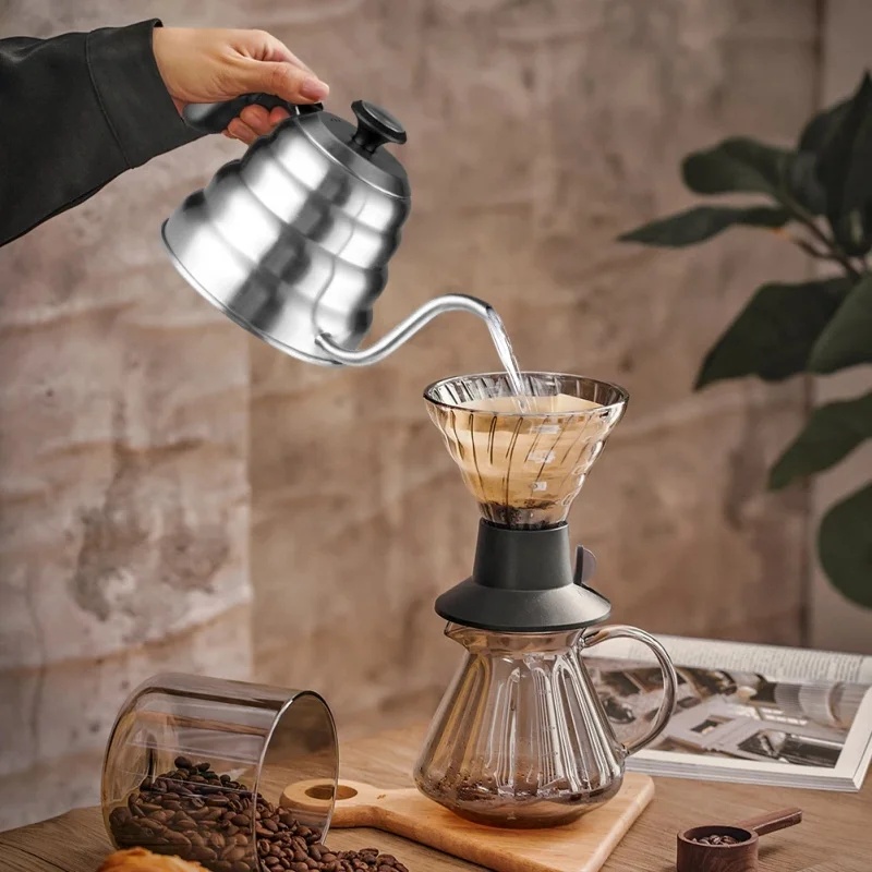 Cafetera de acero inoxidable c - Pour Over Kettle reseña y precio