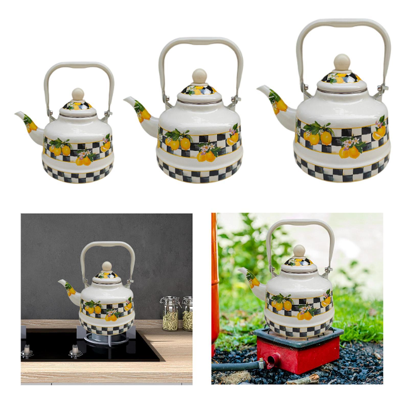 Tetera de Esmalte Única, Jarra - Lemon Tea Coffee reseña y precio