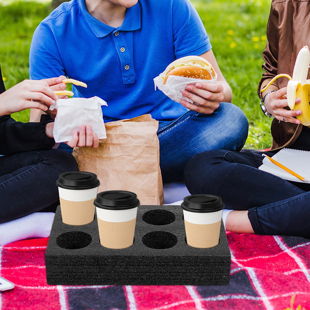 2 unidades de bandeja portavas - Coffee Tea Cups reseña y precio