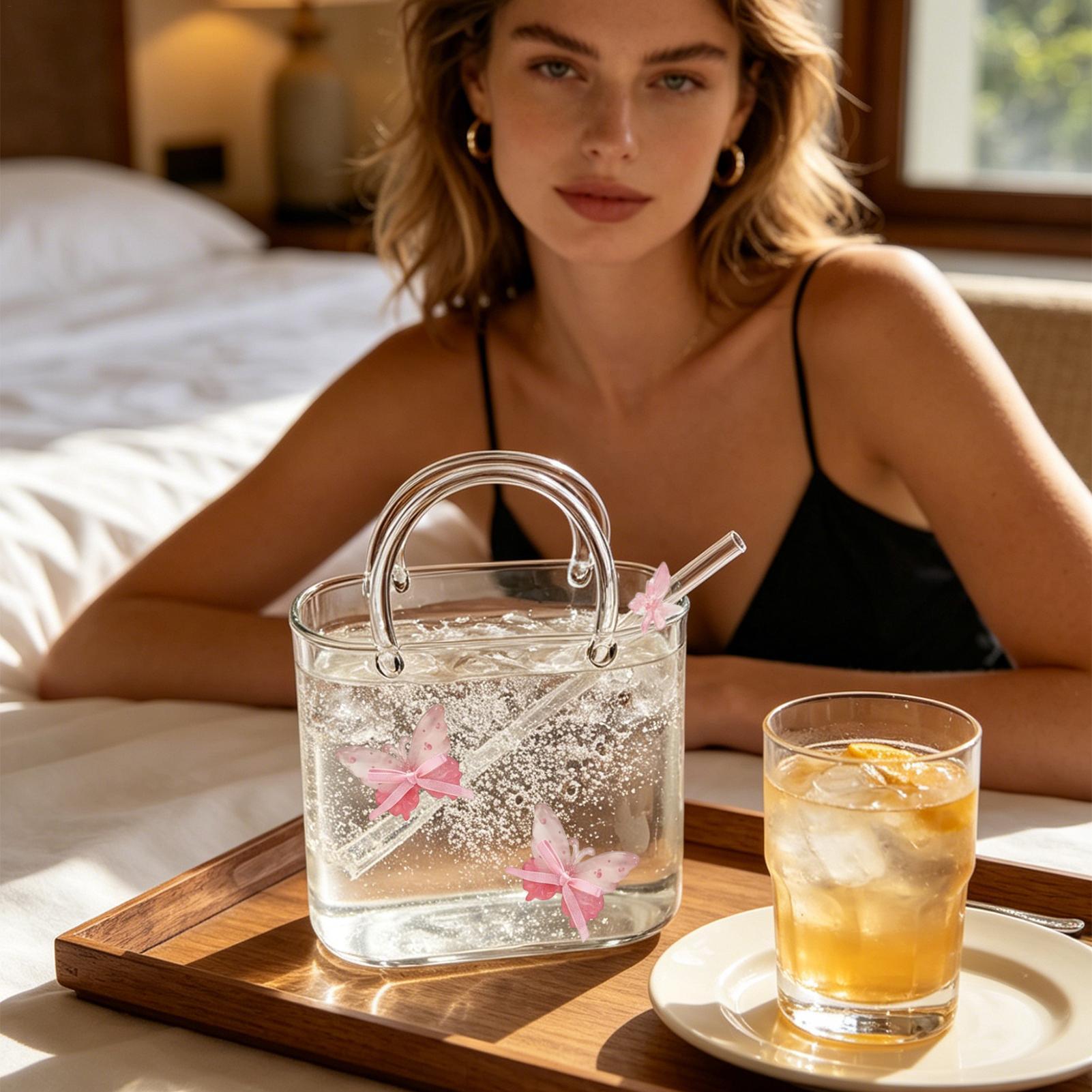Copa de cristal con forma de b - Coffee Tea Flower reseña y precio