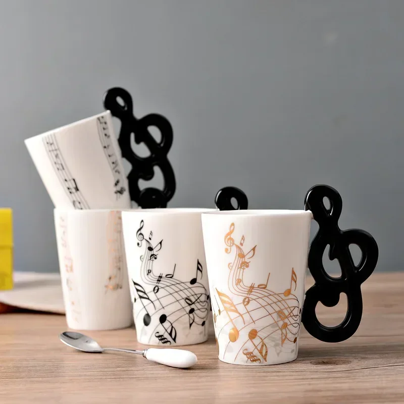 Novedad, taza de nota musical, - Lemon Tea Coffee reseña y precio