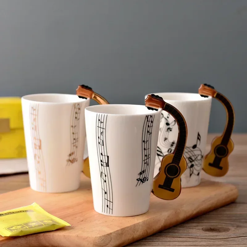 Novedad, taza de nota musical, - Lemon Tea Coffee reseña y precio