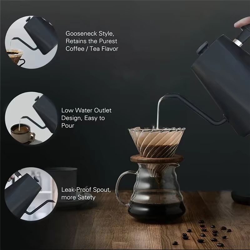 Hervidor eléctrico de cuello d - Coffee Tea Uk reseña y precio