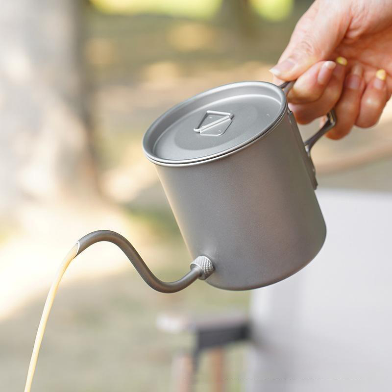 Hervidor de Café de Titanio Pu - Pour Over Kettle reseña y precio