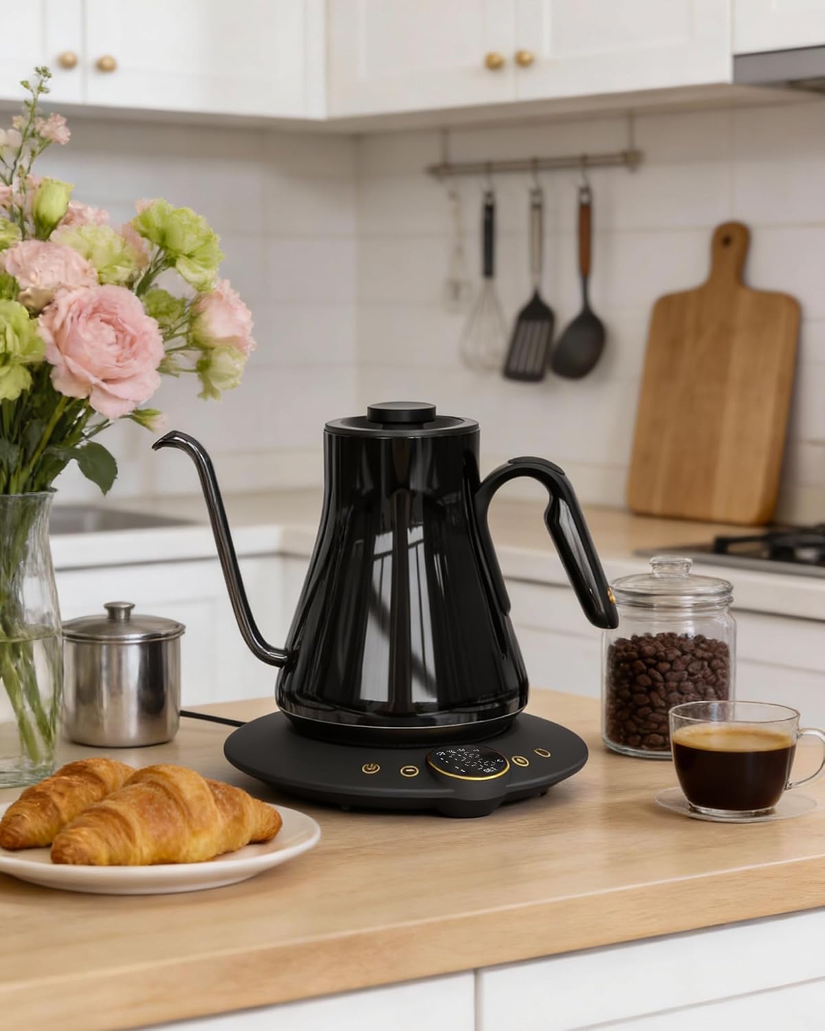 Hervidor eléctrico de cuello d - Pour Over Kettle reseña y precio