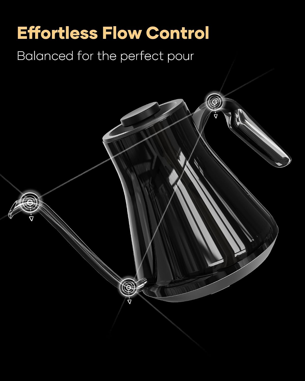 Hervidor eléctrico de cuello d - Pour Over Kettle reseña y precio