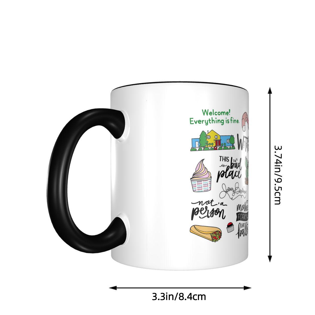 Taza de Cerámica con Diseño de - Good Coffee Tea reseña y precio