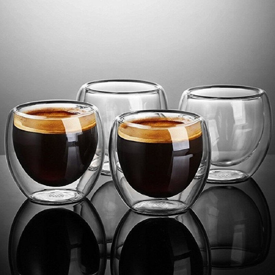 Tazas de café de vidrio de dob - Coffee Tea And Sugar Set reseña y precio