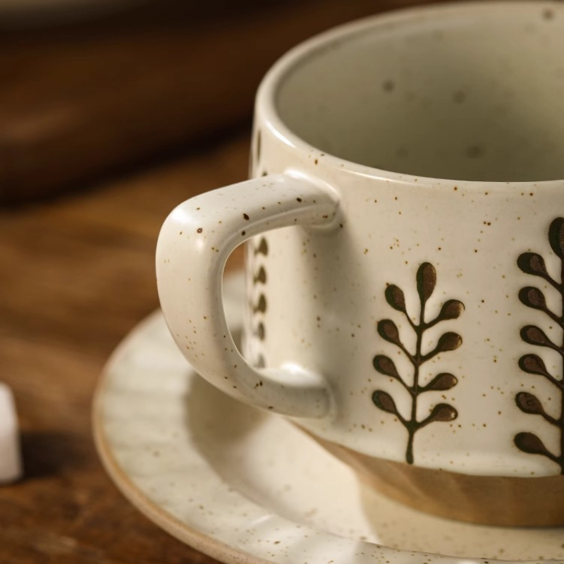 Taza de cerámica Retro, juego  - Coffee Tea And Sugar Set reseña y precio