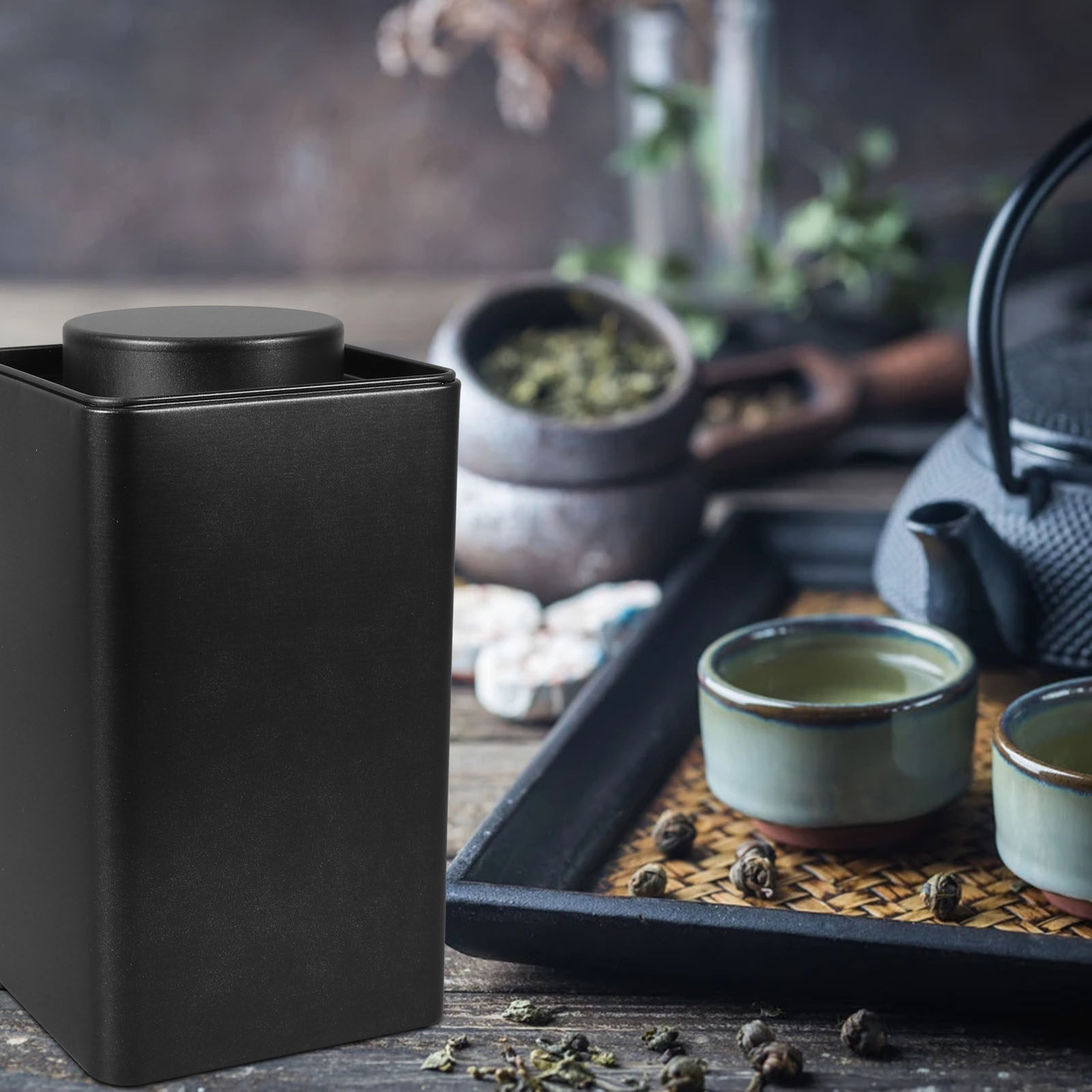 Juego de 3 elegantes recipient - Coffee Tea And Sugar Canister Set reseña y precio