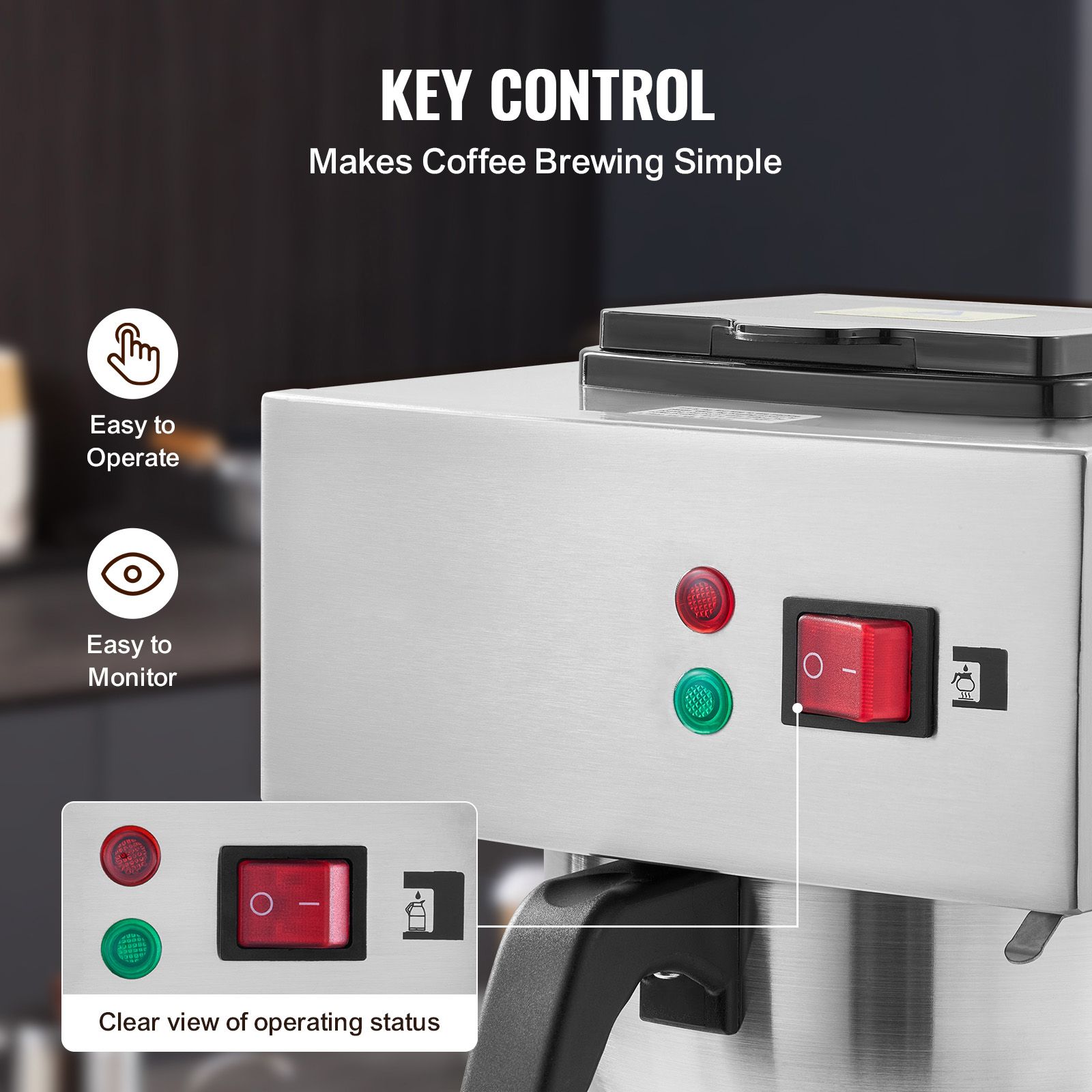 Cafetera de goteo comercial de - Coffee & Tea Difabis reseña y precio