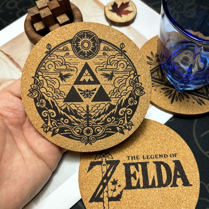 Posavasos Zelda de dibujos ani - Good Coffee Tea reseña y precio