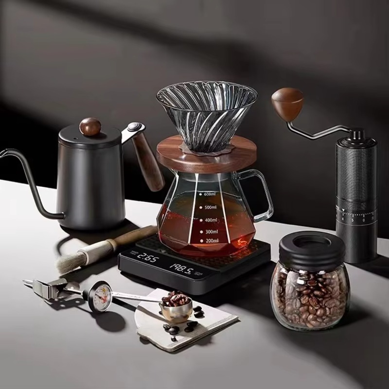 Juego de café de viaje de 10 p - Pour Over Kettle reseña y precio