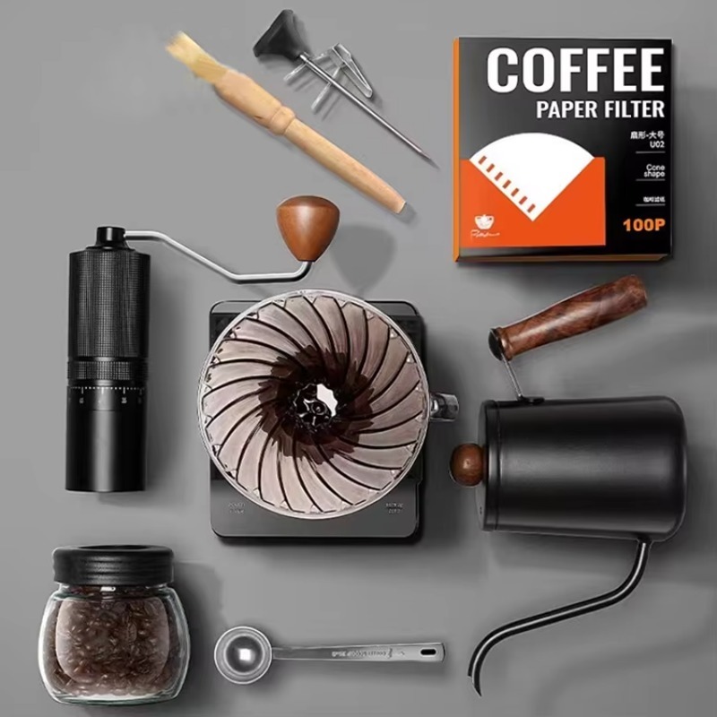 Juego de café de viaje de 10 p - Pour Over Kettle reseña y precio