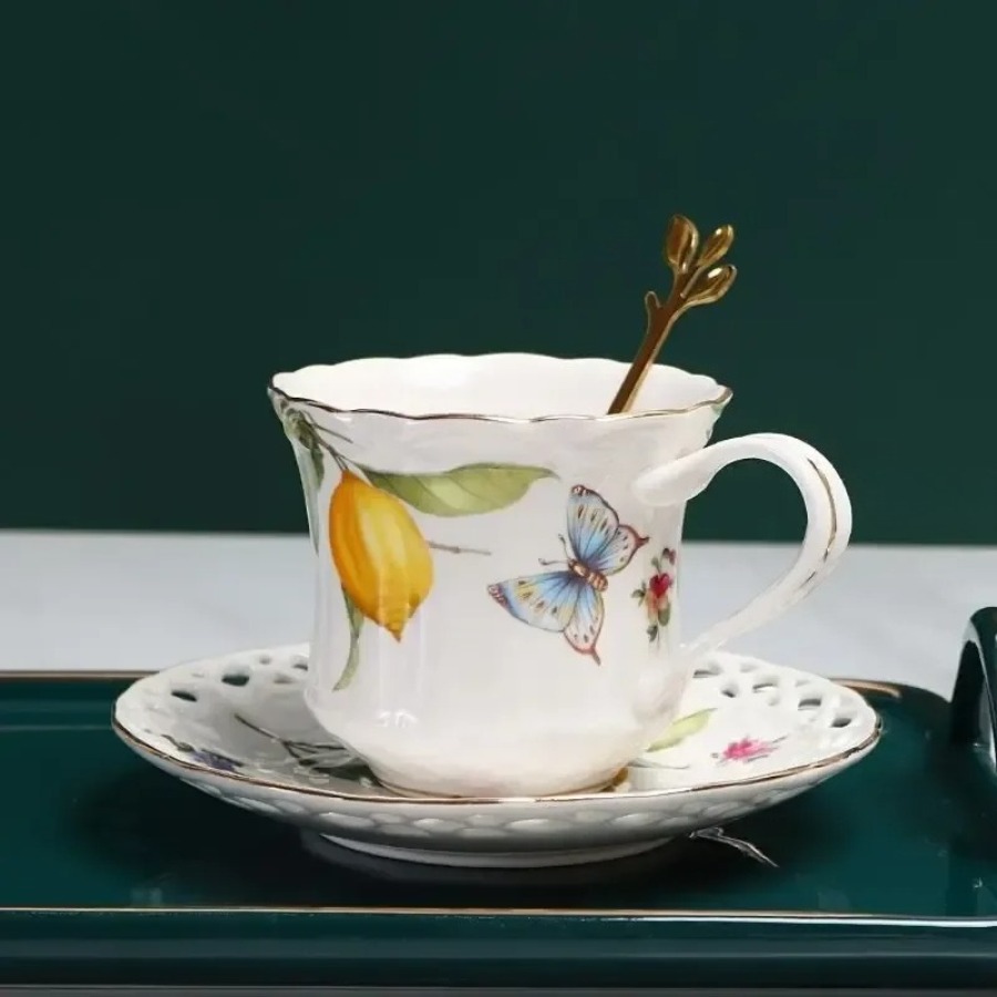 Juego de tazas de té de estilo - Lemon Tea Coffee reseña y precio