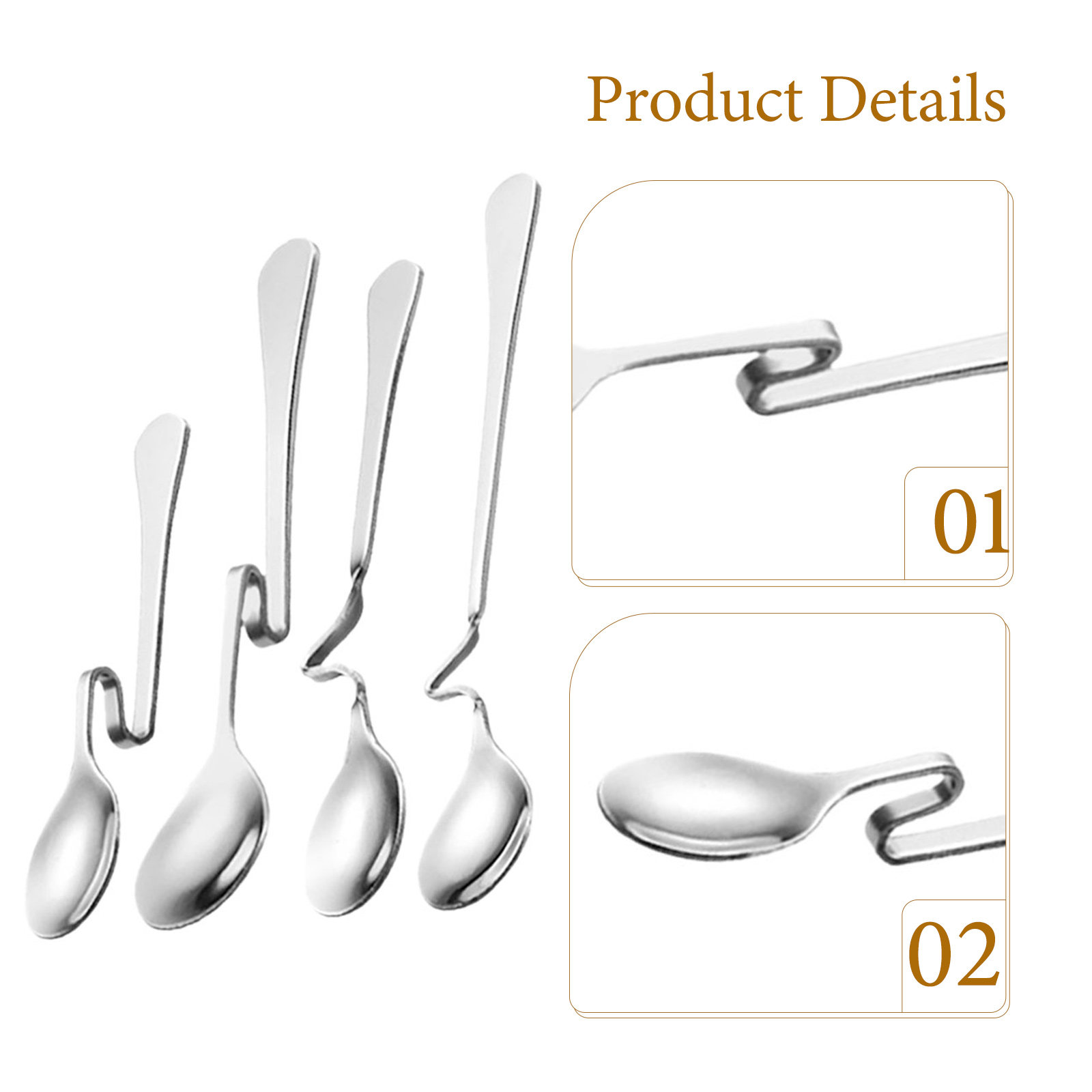 8 cucharas para remover café c - Coffee Tea Chocolate reseña y precio