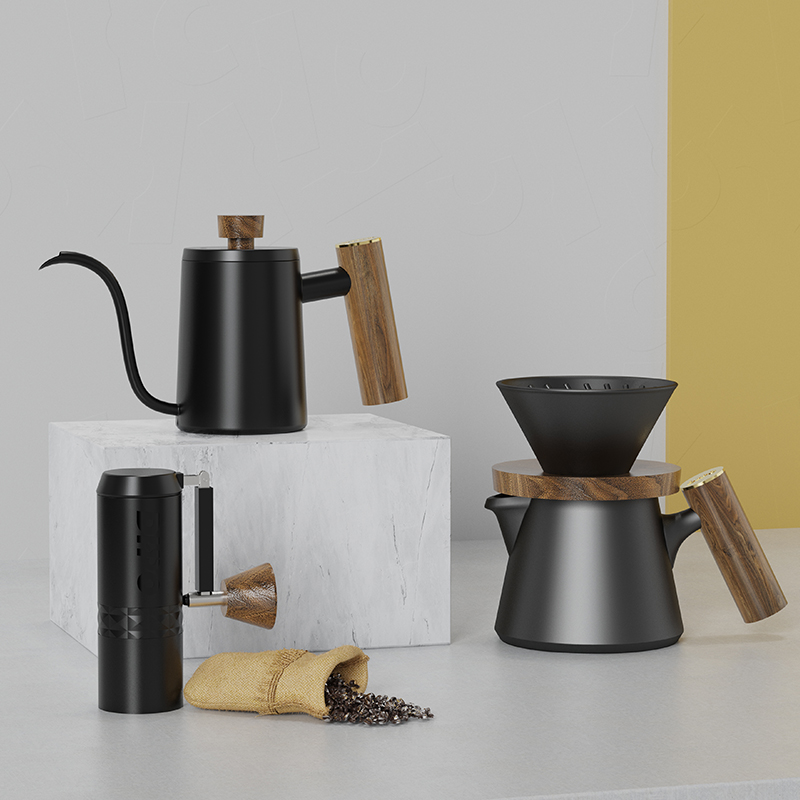 DHPO-Juego de café de lujo con - Pour Over Kettle reseña y precio