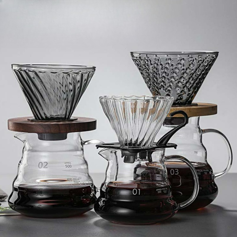 Juego de cafetera de vidrio de - Pour Over Kettle reseña y precio