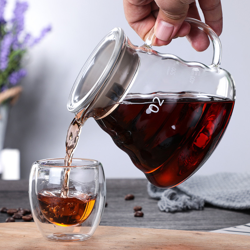 Juego de cafetera de vidrio de - Pour Over Kettle reseña y precio