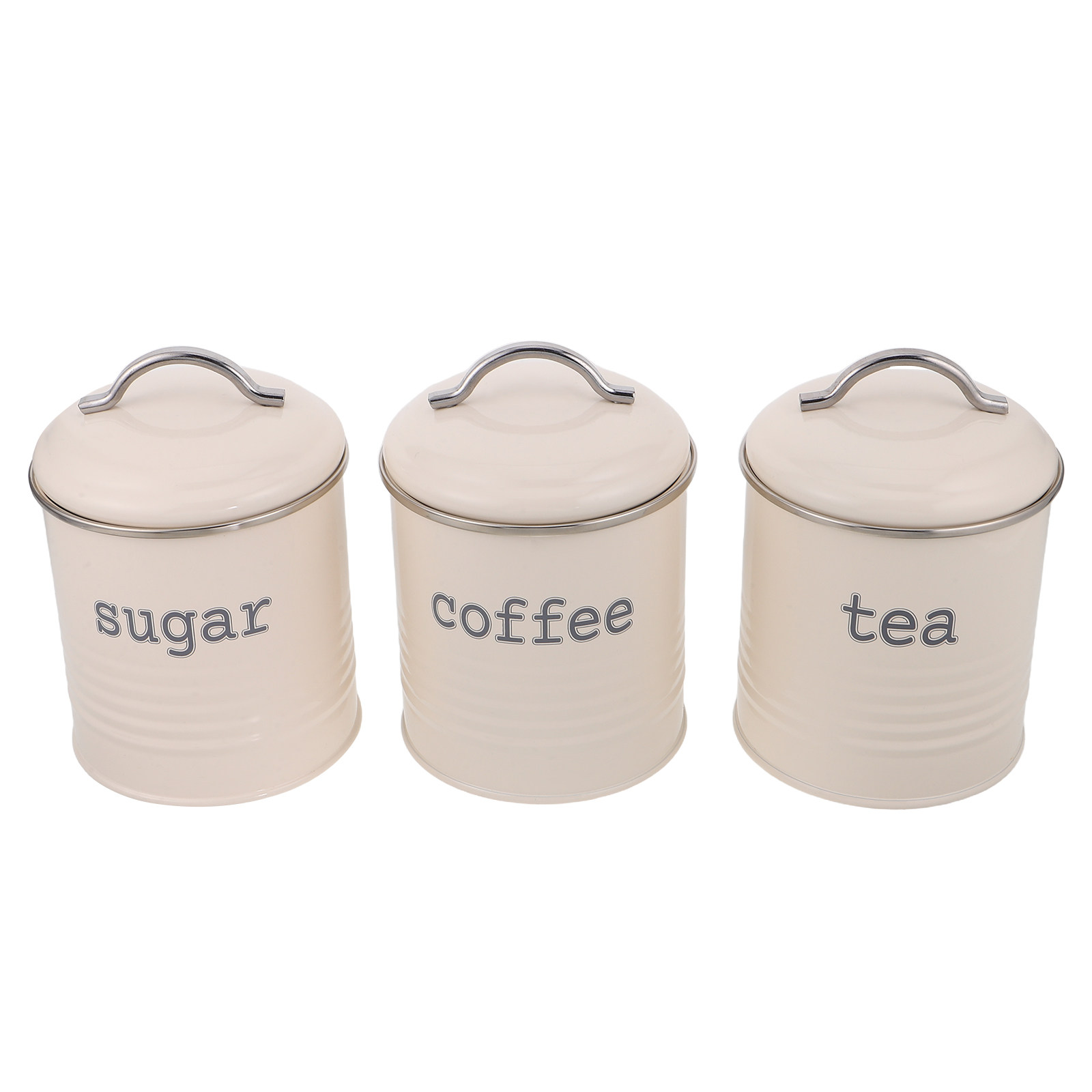 Juego de 3 Recipientes Herméti - Coffee Tea And Sugar Set reseña y precio