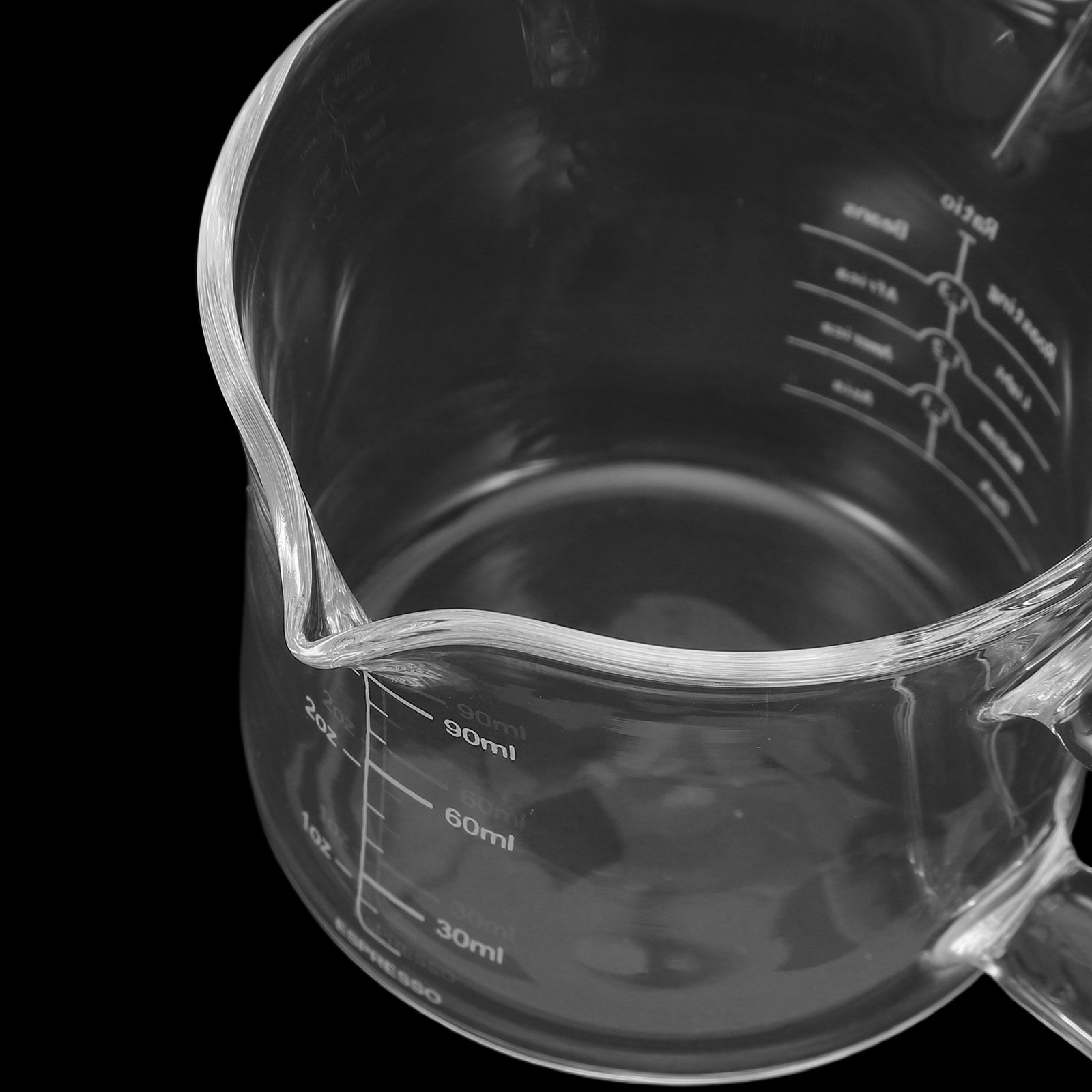 Vaso medidor de vidrio con dob - Coffee Tea Cups reseña y precio